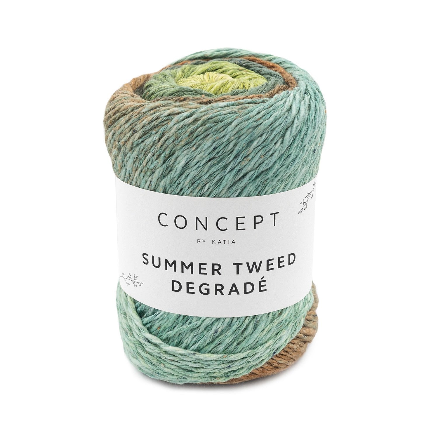 Katia Summer Tweed Degradé - Hilo de algodón y cáñamo
