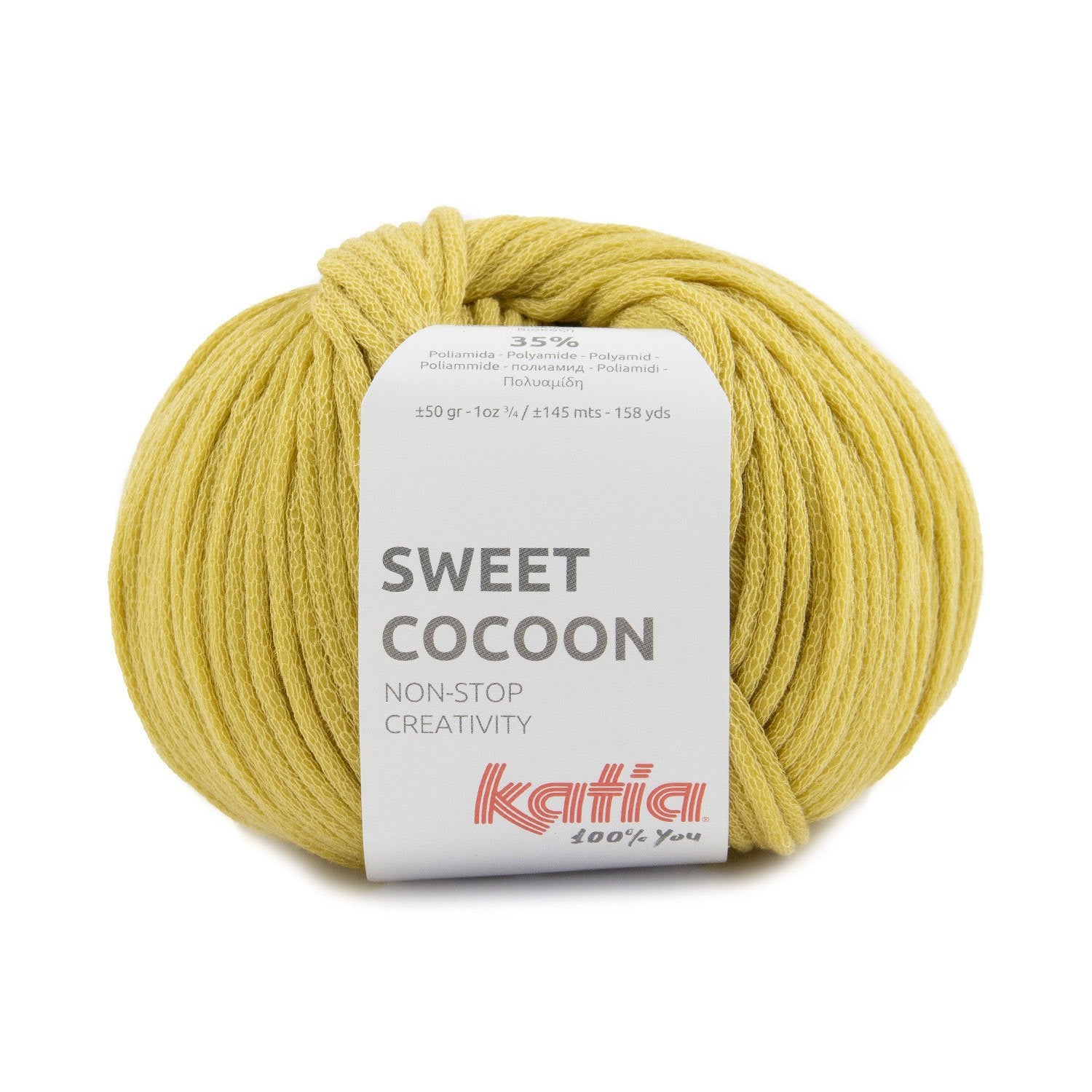 Lana Sweet Cocoon de Katia - Hilo acolchado y suave para ropa y accesorios de hogar