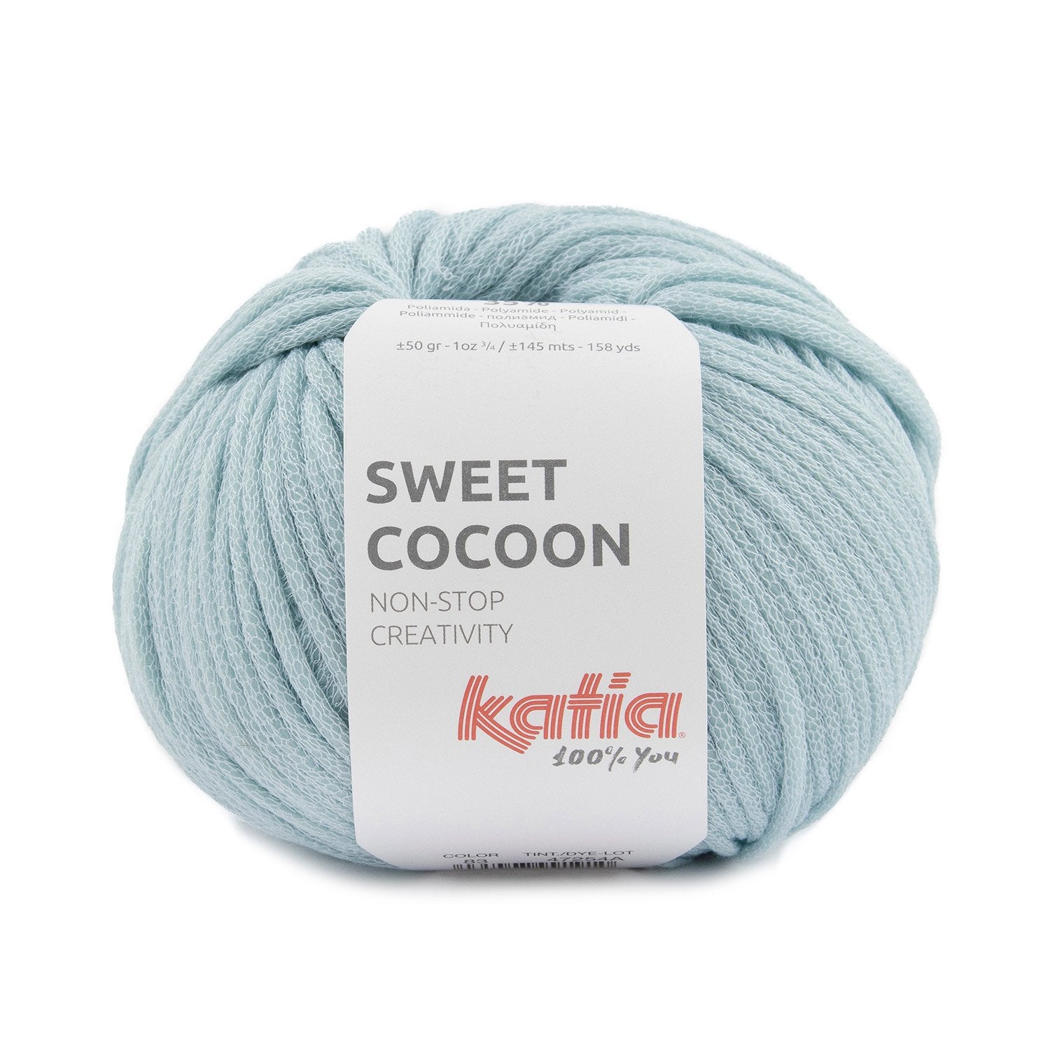 Lana Sweet Cocoon de Katia - Hilo acolchado y suave para ropa y accesorios de hogar