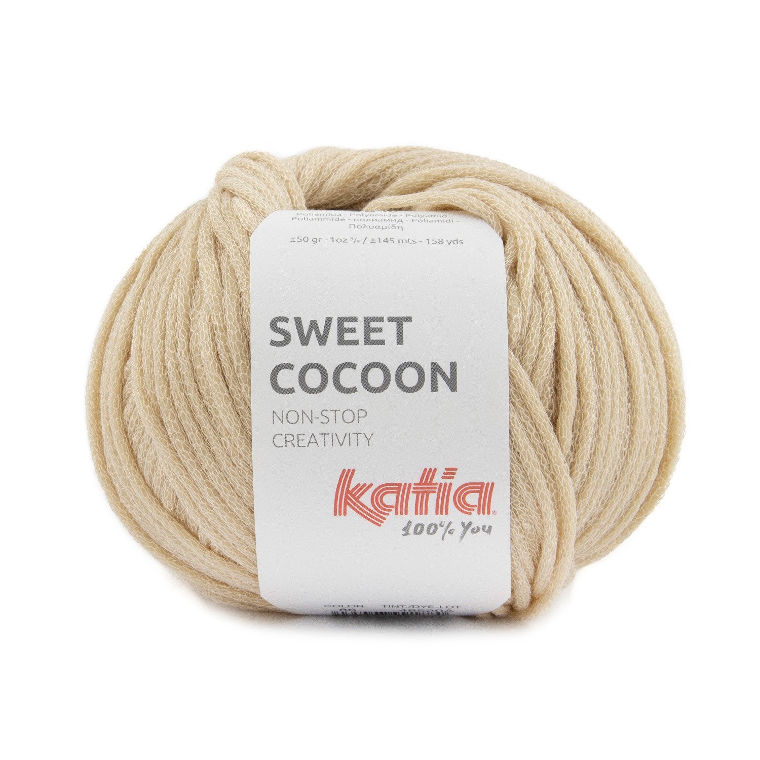 Lana Sweet Cocoon de Katia - Hilo acolchado y suave para ropa y accesorios de hogar