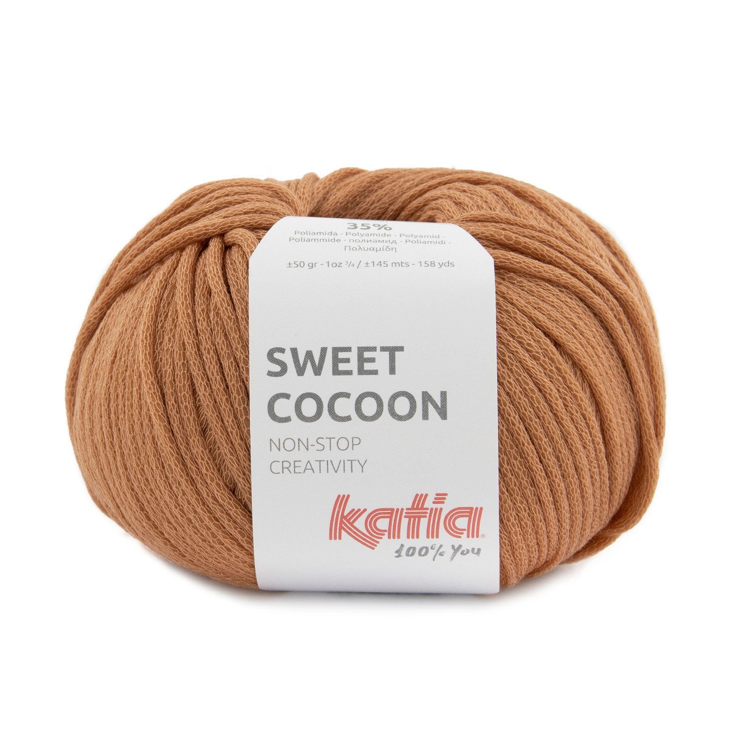 Lana Sweet Cocoon de Katia - Hilo acolchado y suave para ropa y accesorios de hogar