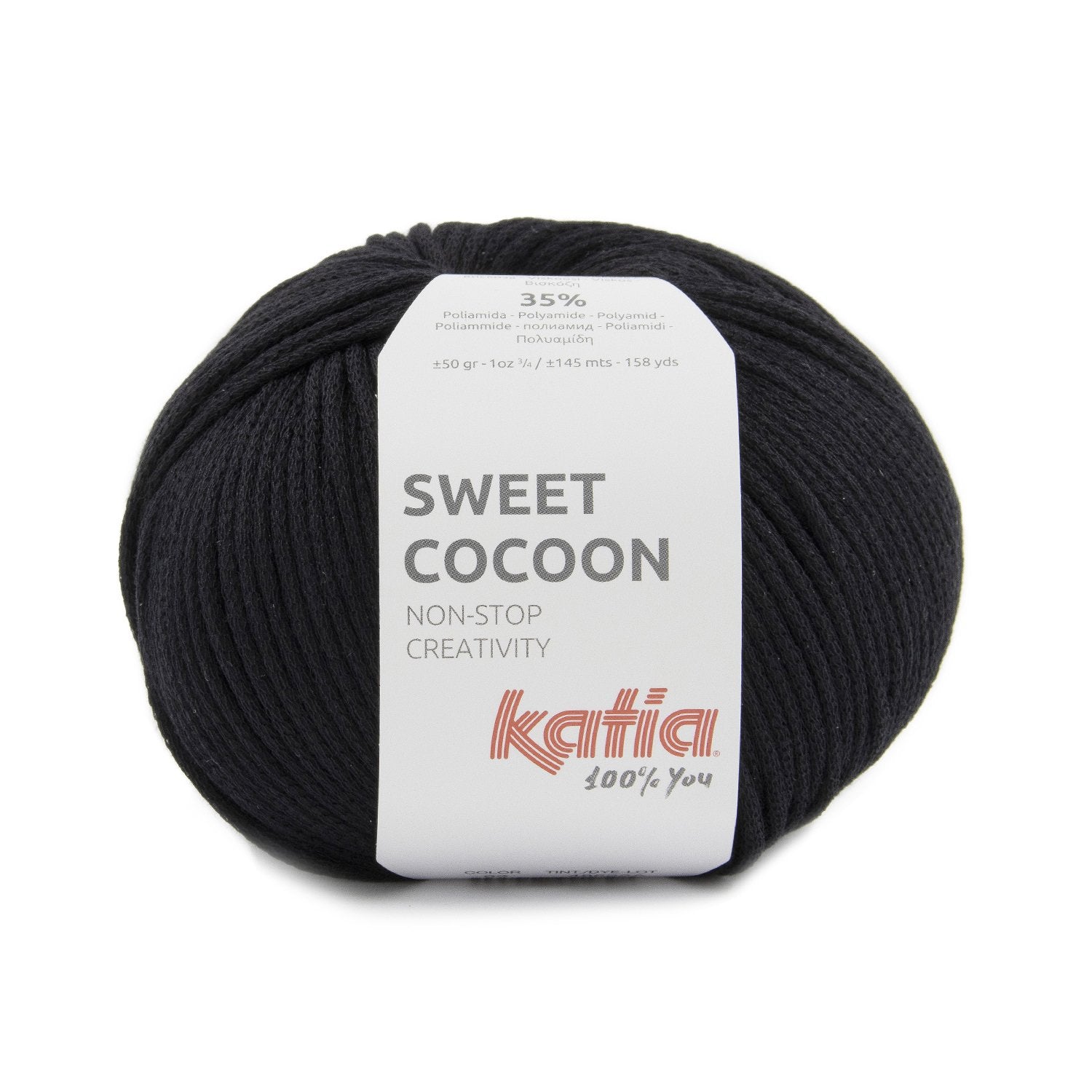 Lana Sweet Cocoon de Katia - Hilo acolchado y suave para ropa y accesorios de hogar