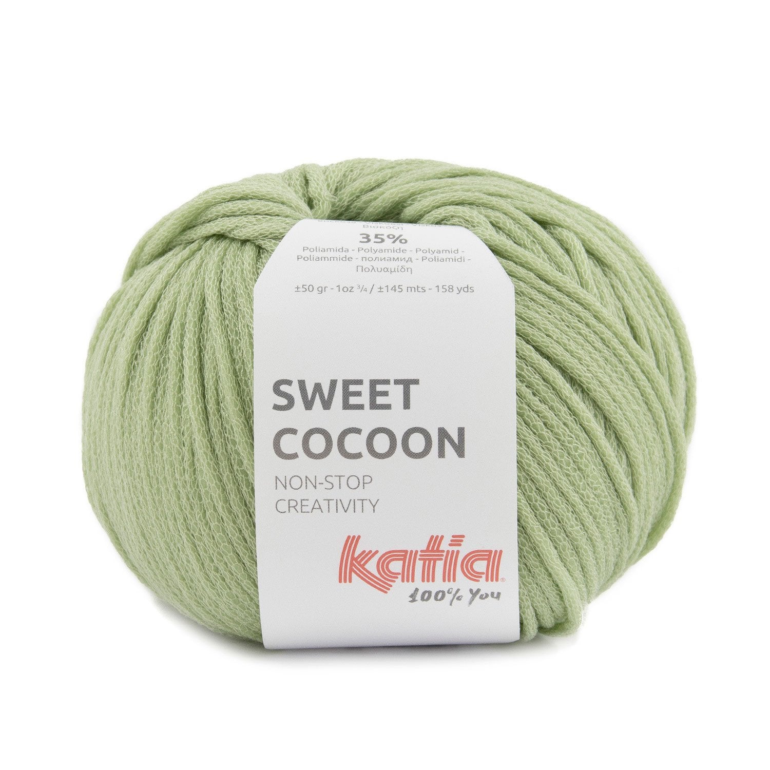 Lana Sweet Cocoon de Katia - Hilo acolchado y suave para ropa y accesorios de hogar