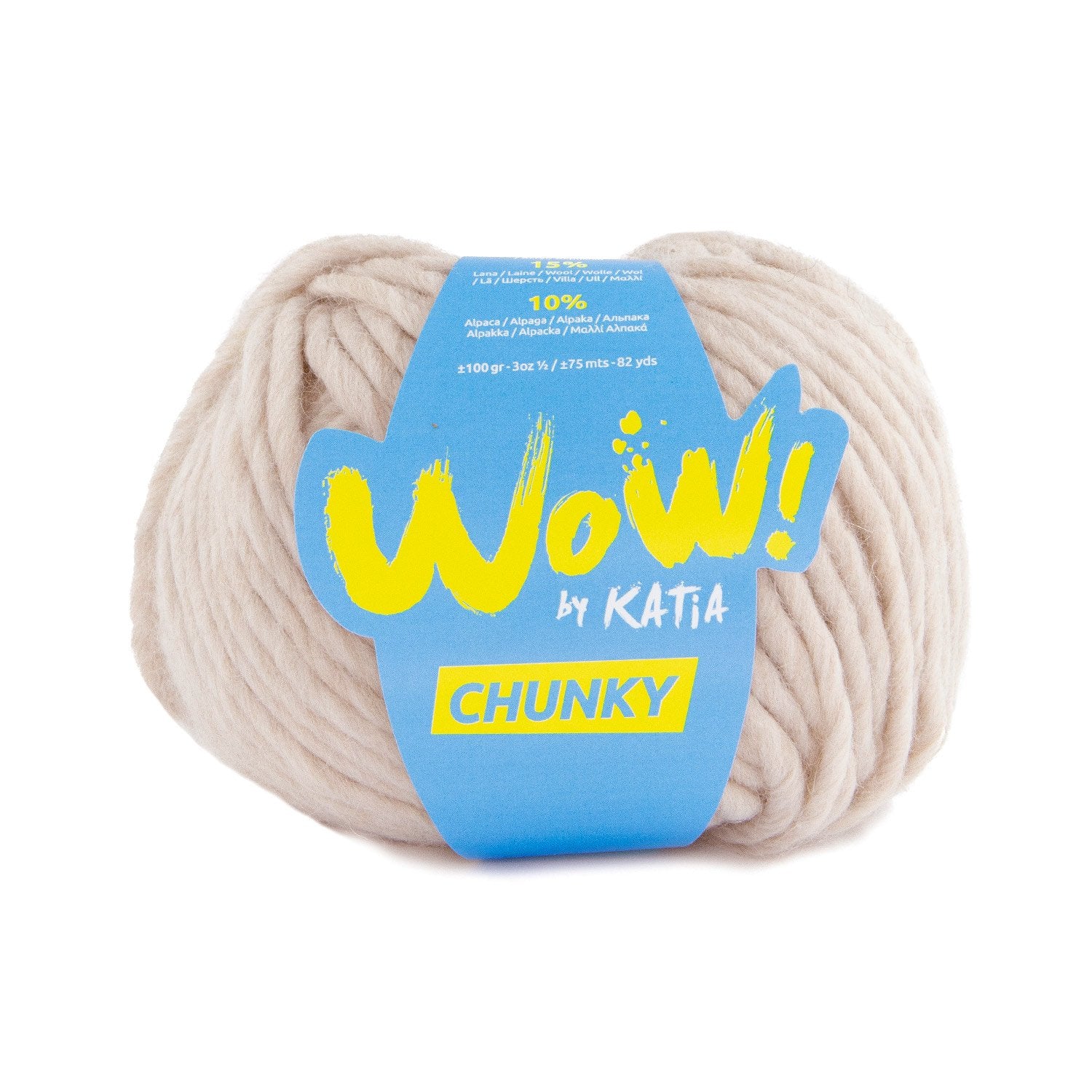 KATIA WOW CHUNKY - Great for beginners and quick projects