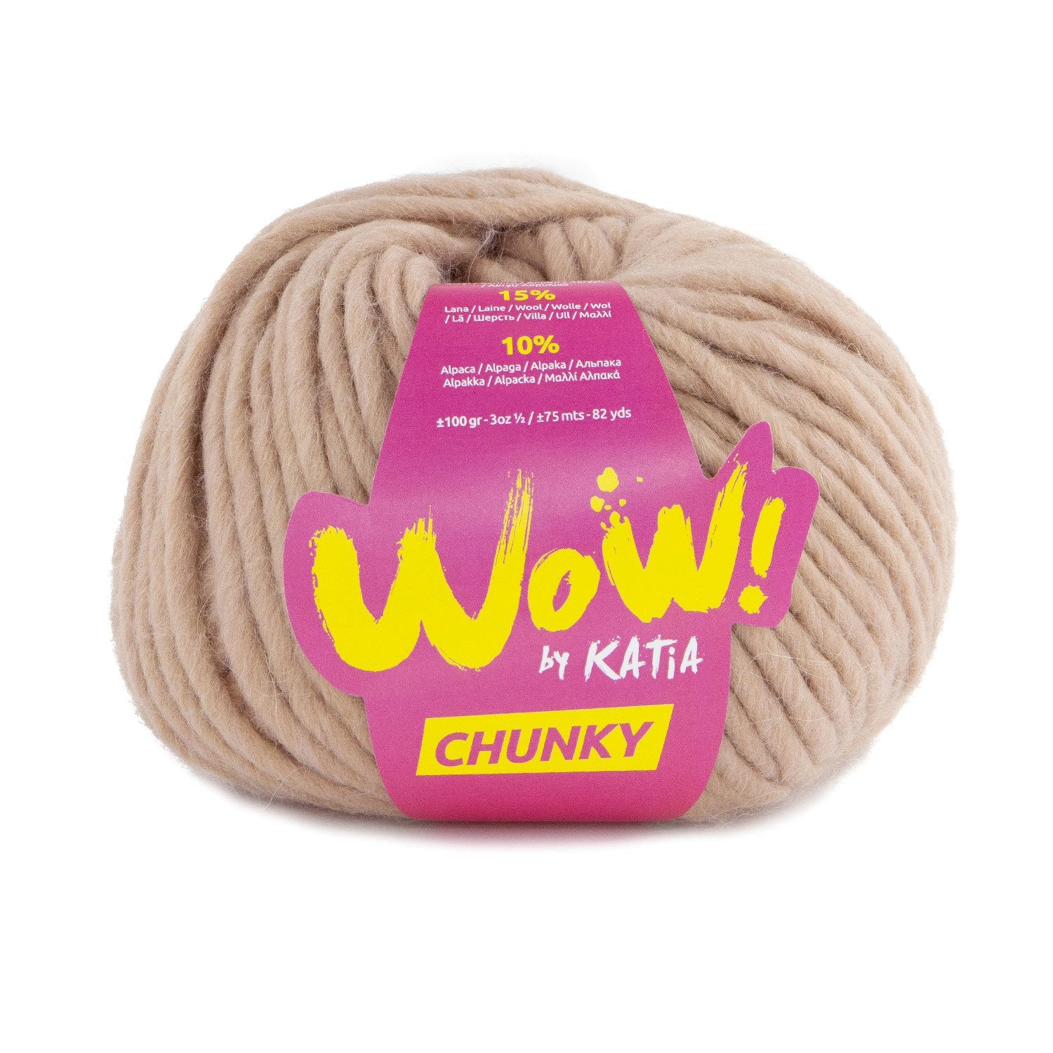KATIA WOW CHUNKY - Great for beginners and quick projects