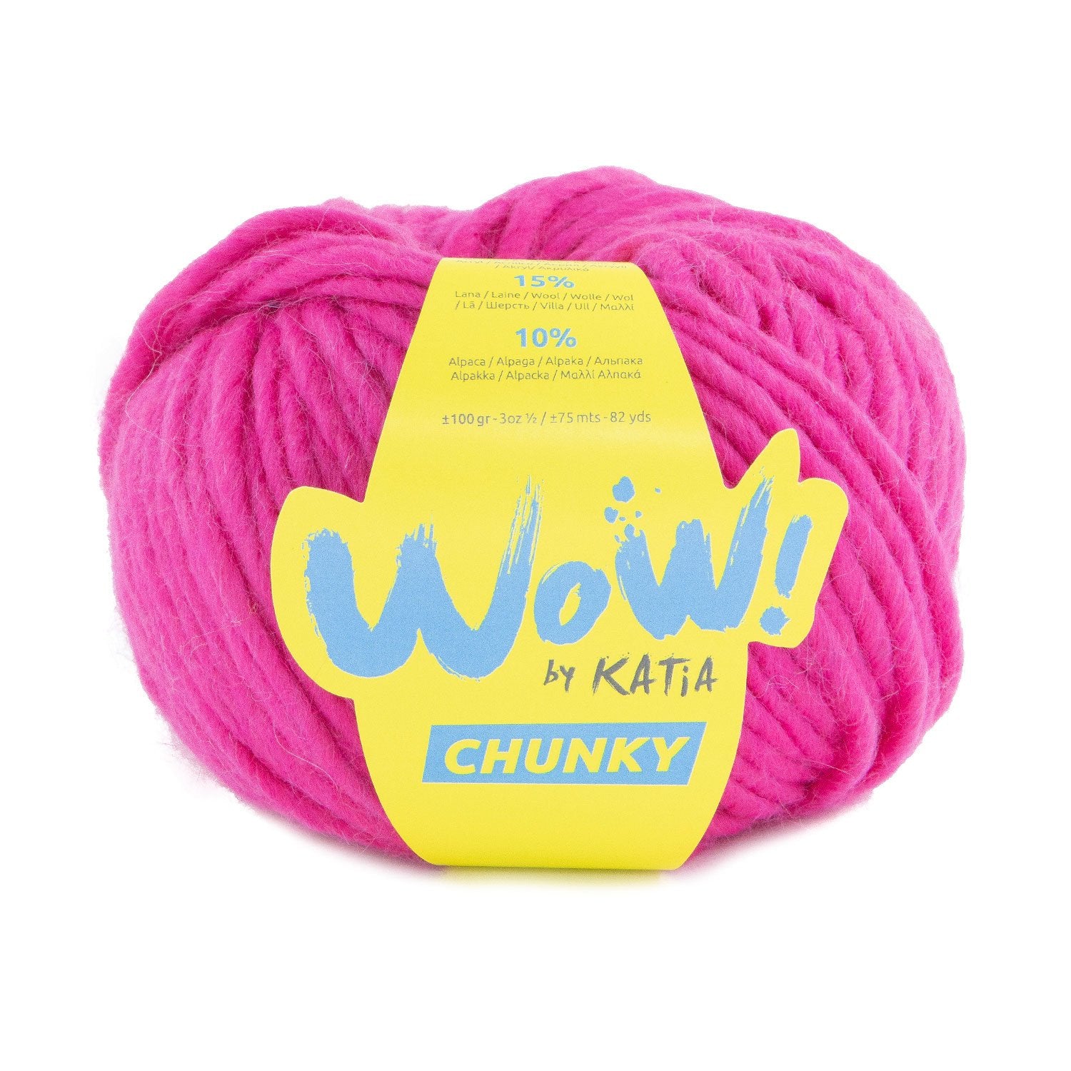KATIA WOW CHUNKY - Great for beginners and quick projects