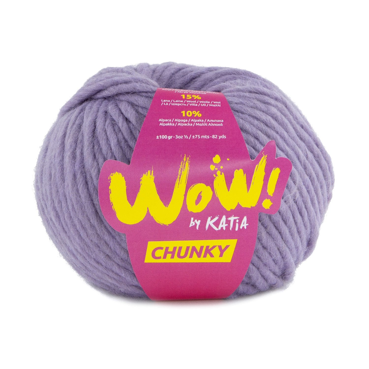 KATIA WOW CHUNKY - Great for beginners and quick projects