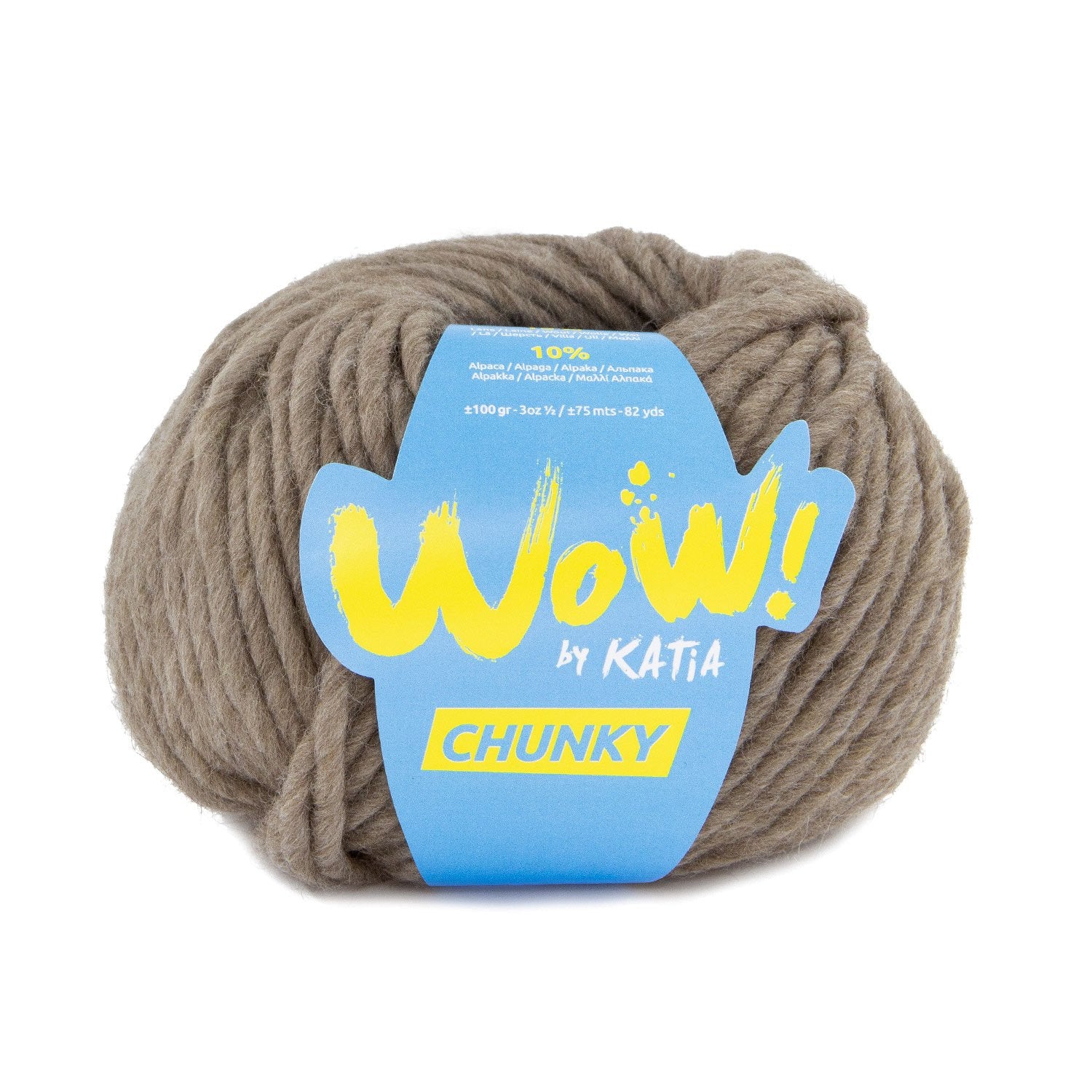 KATIA WOW CHUNKY - Great for beginners and quick projects