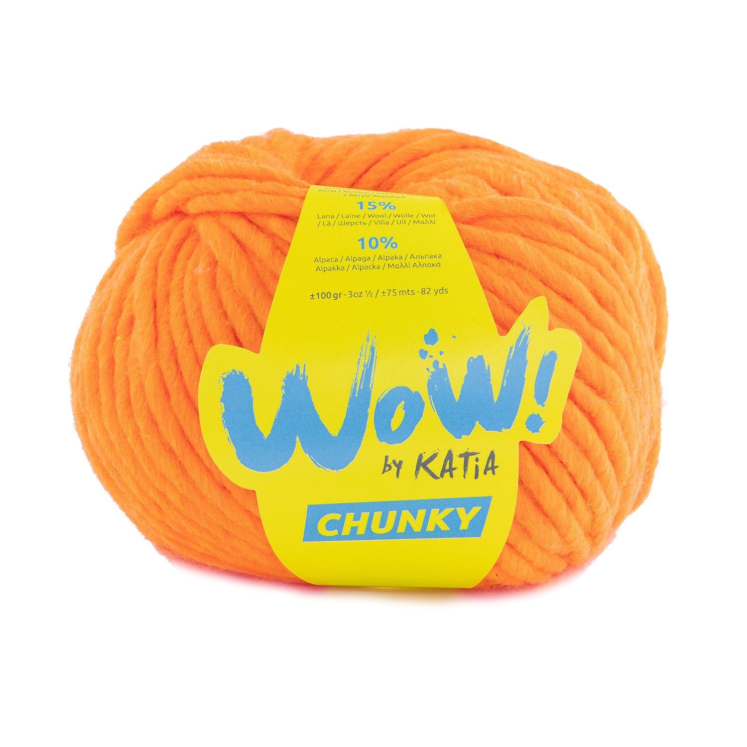 KATIA WOW CHUNKY - Great for beginners and quick projects