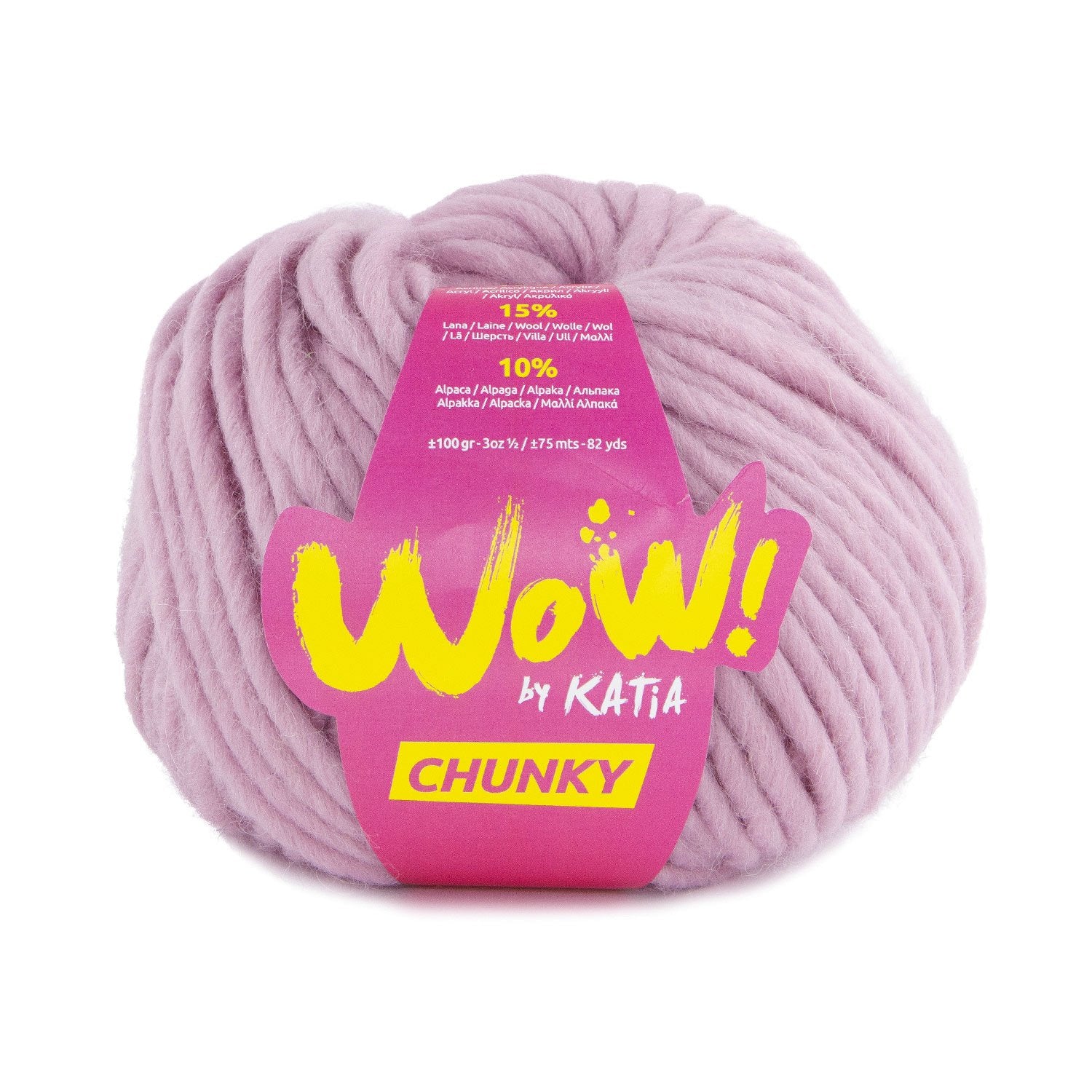 KATIA WOW CHUNKY - Great for beginners and quick projects