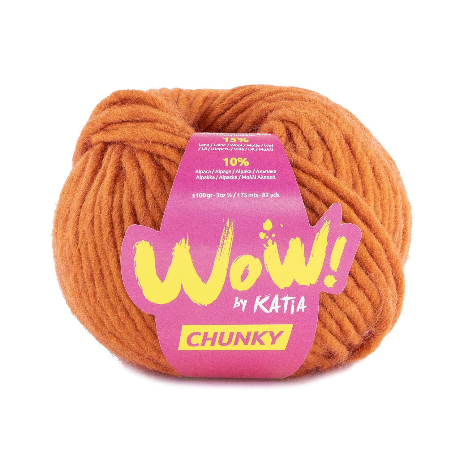 KATIA WOW CHUNKY - Great for beginners and quick projects