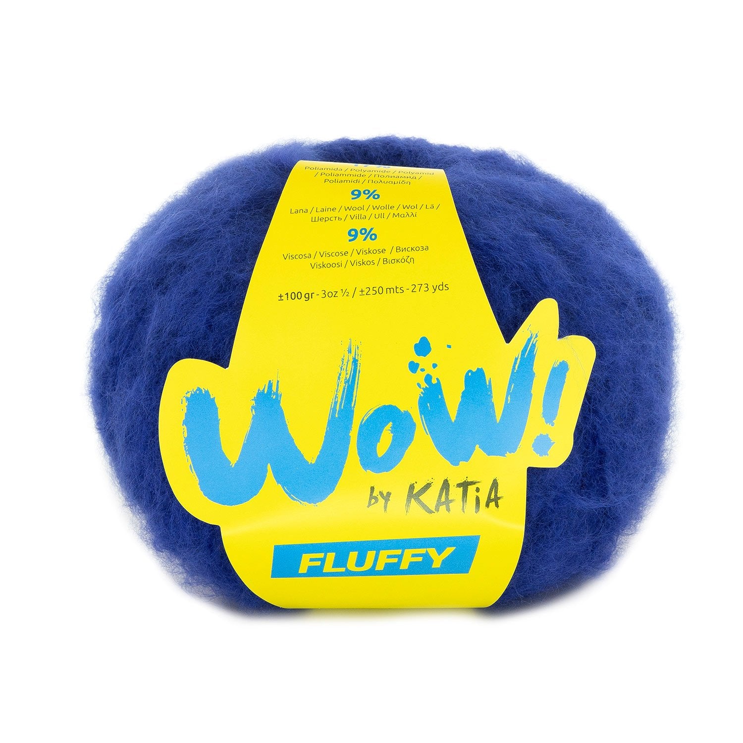 Katia Wow Fluffy - Soft Brushed Effect Yarn for Modern Garments