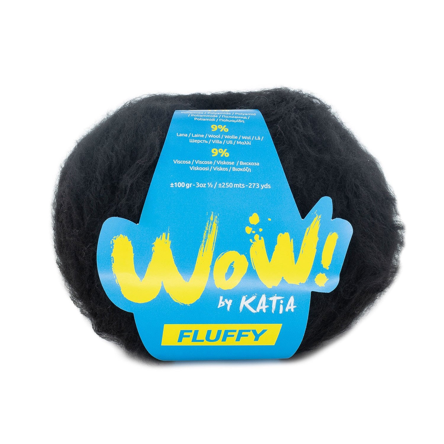 Katia Wow Fluffy - Lana Suave de Efecto Perchado para Prendas Modernas