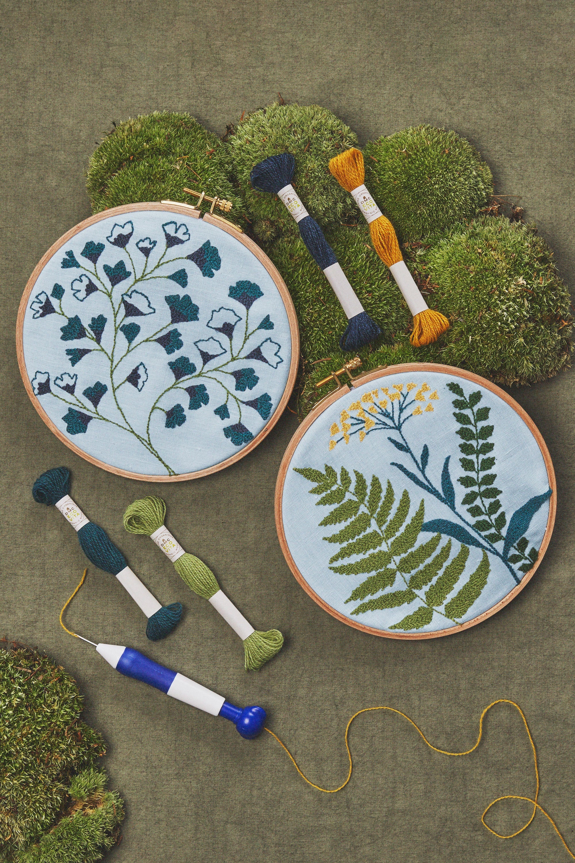 A Walk in the Forest": Textile Art and Nature with Eco Vita by DMC