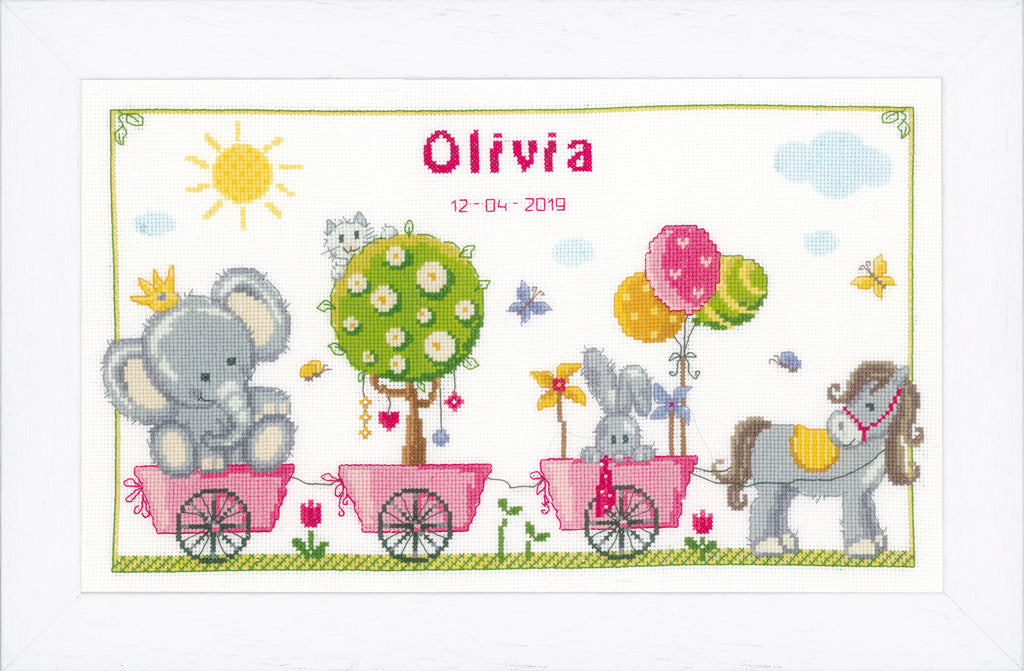 Desfile de animales lindos - Vervaco - Kit de punto de cruz PN-0150531