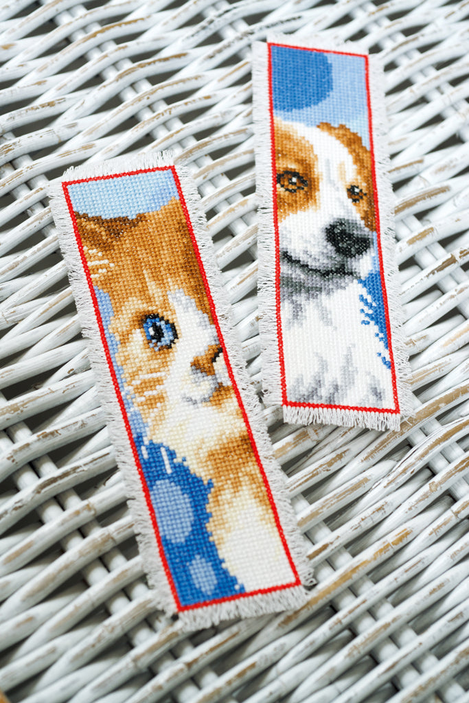 Cat and dog set of 2 - Vervaco - Kit de punto de cruz PN-0162195
