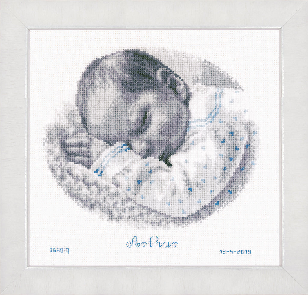 Bebé dormido - Vervaco - Kit de punto de cruz PN-0169612