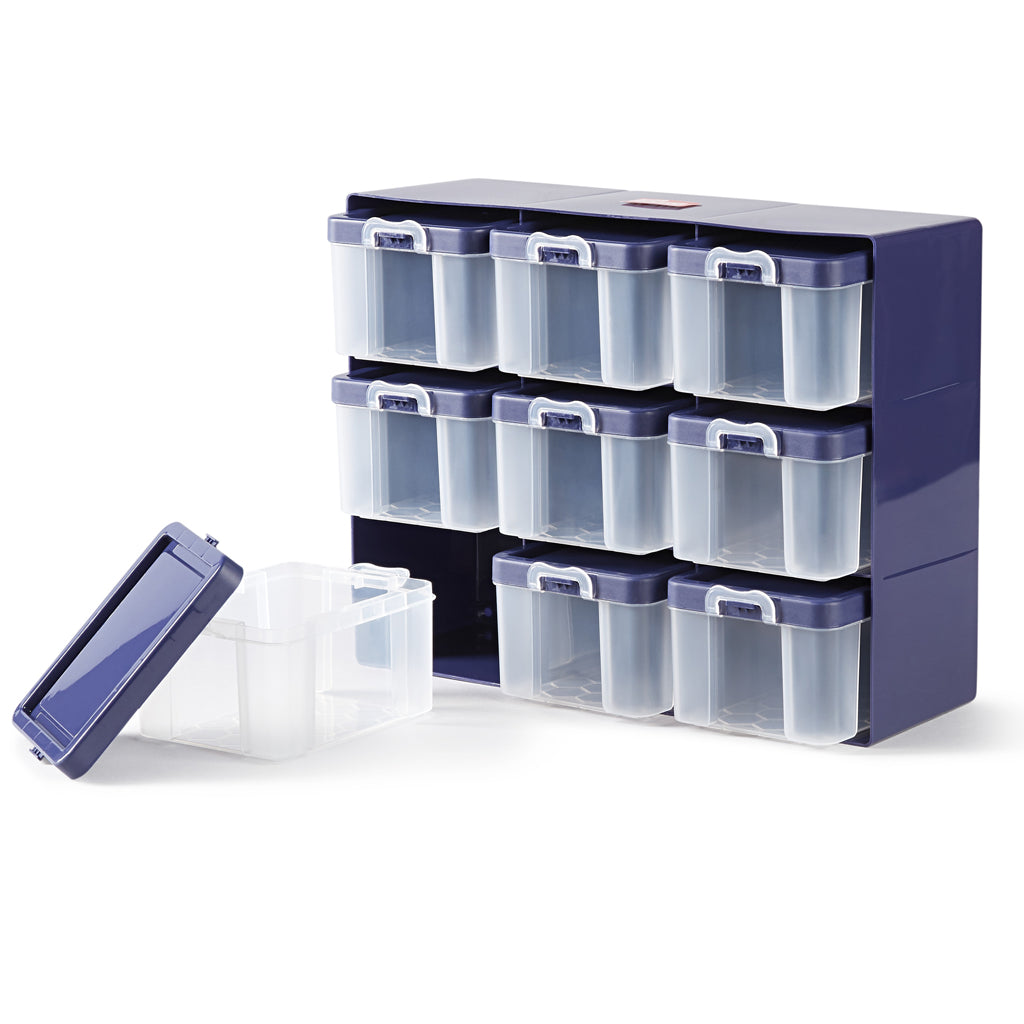 Organizer box with 9 boxes Prym 612399