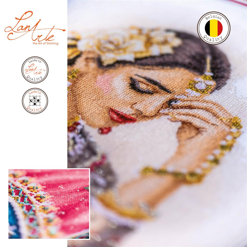 Traditionelle Erinnerung. Lanarte-Kreuzstichset PN-0196746