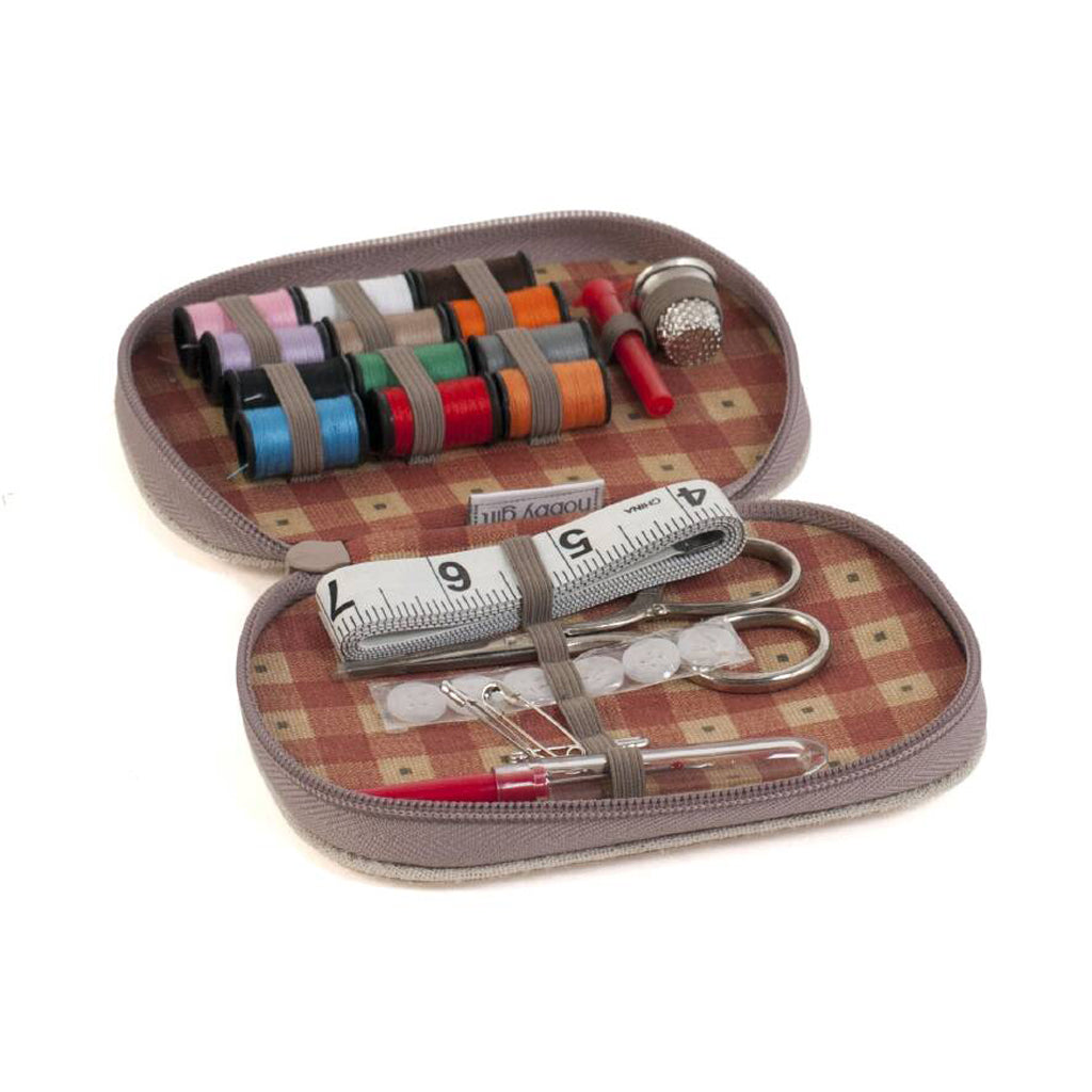 Hobby Gift "Poppy" Sewing Case - Ideal Companion for Sewing with Floral Design