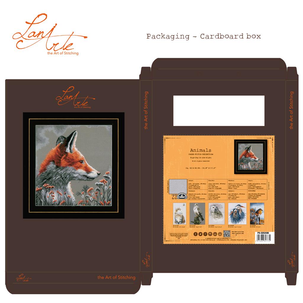 Cross Stitch Kit 'Look at Night' PN-0202499 by Lanarte