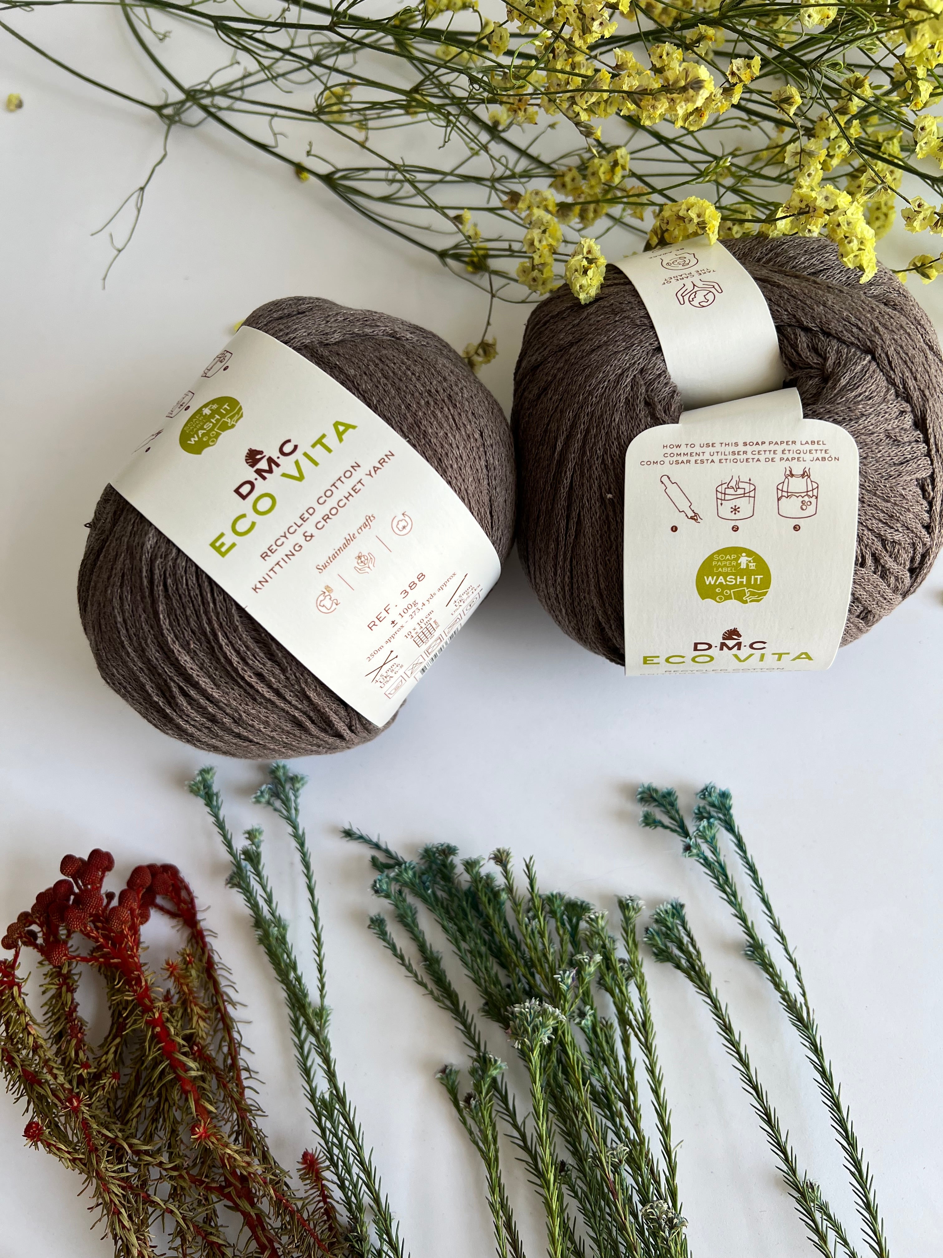 🧶 Eco Vita de DMC: el hilo ideal para bolsos, neceseres y accesorios duraderos