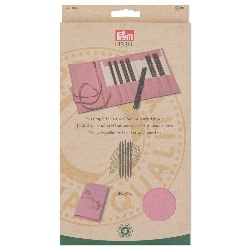 Prym 223807 Double Pointed Needle Set 20 cm Natural: Precise and Elegant Knitting in a Versatile Set