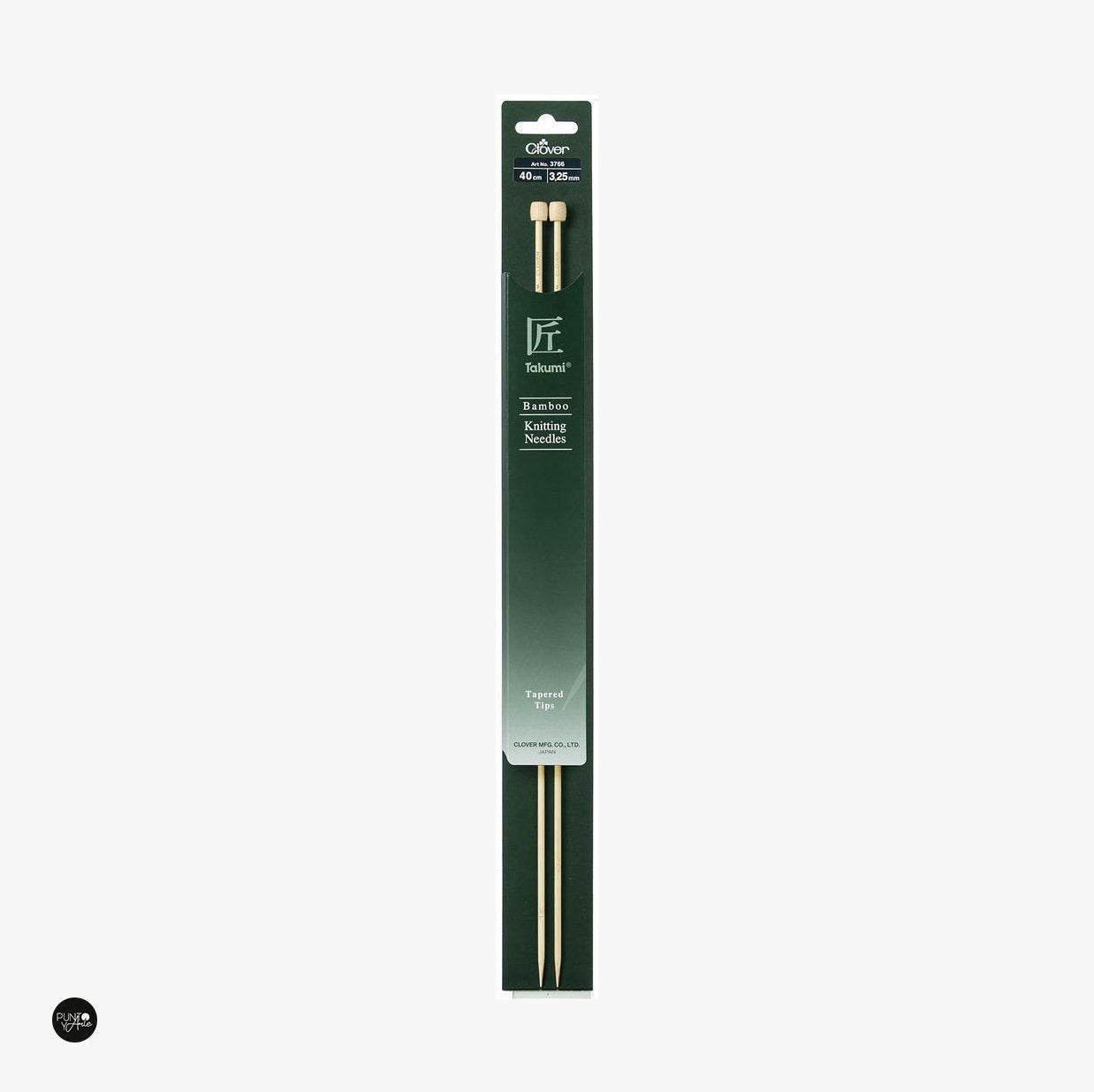 Bamboo knitting needles 40 cm Takumi - Clover