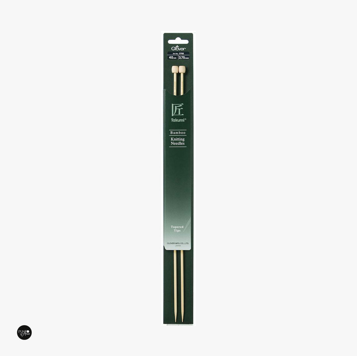 Bamboo knitting needles 40 cm Takumi - Clover