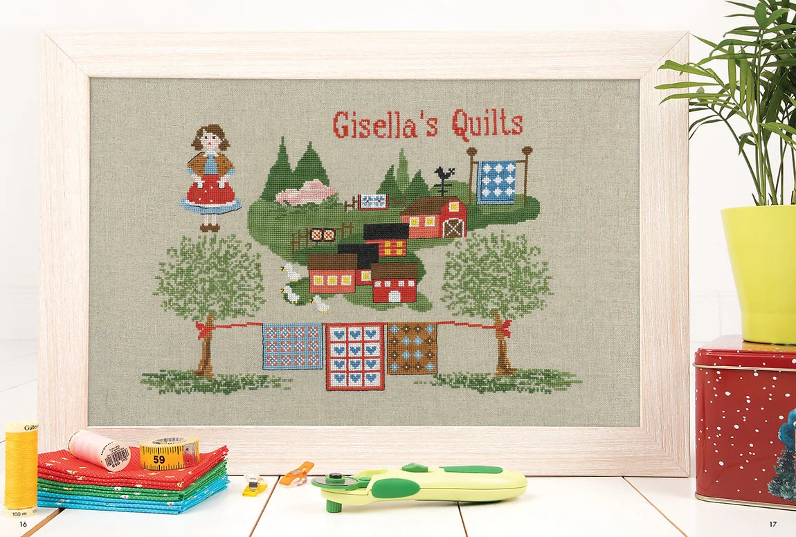 Revista Countryside Cross-Stitch, diseños de Lilli Violette - Tuve Editorial