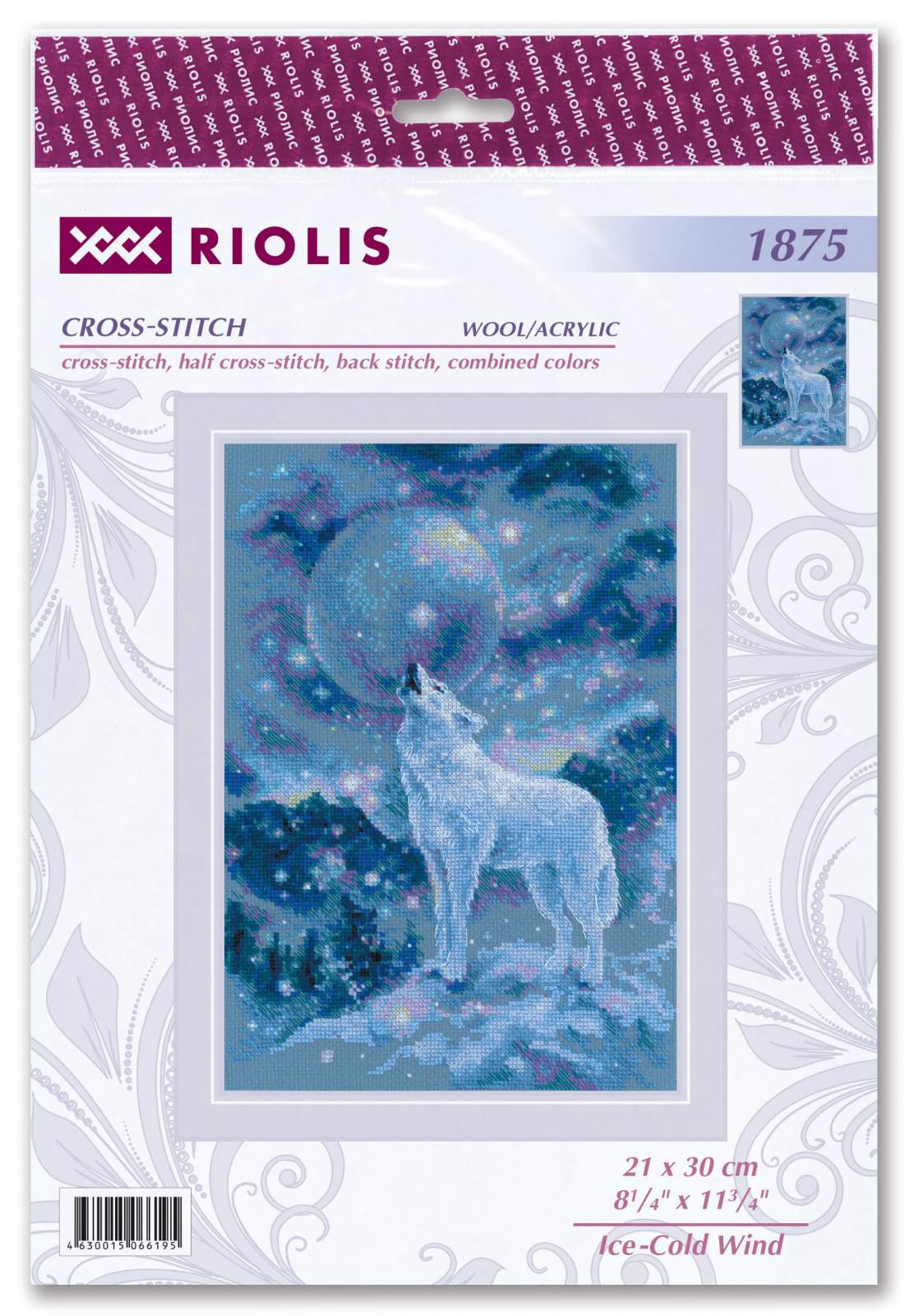 Cross stitch kit "Icy wind" 1875 Riolis