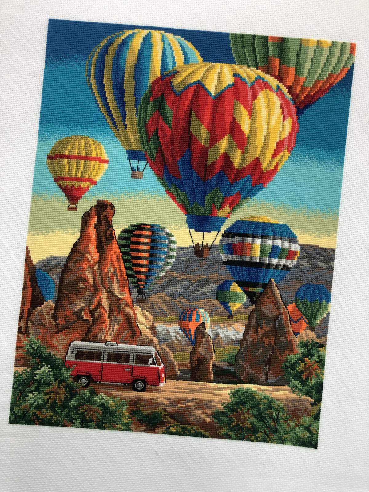 Cross Stitch Embroidery Kit - "Festival in Cappadocia" - Riolis 2021