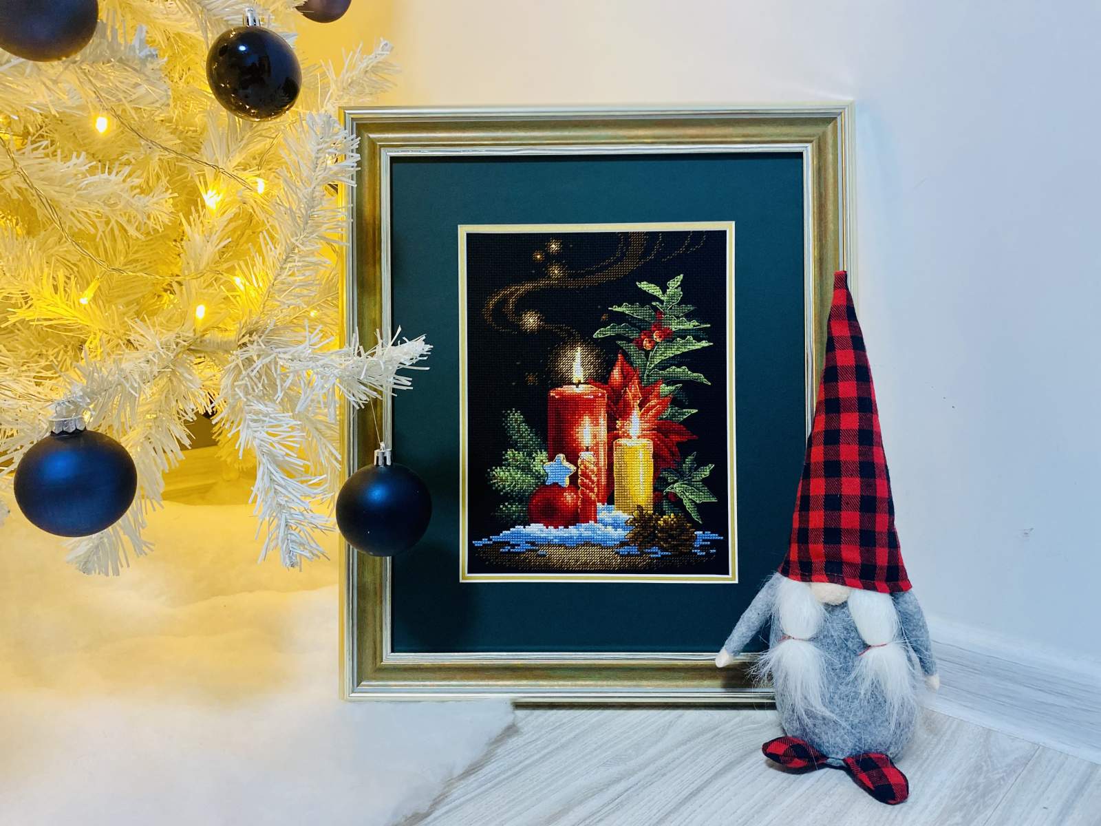 Cross Stitch Embroidery Kit - "Christmas Light" - Riolis 2056