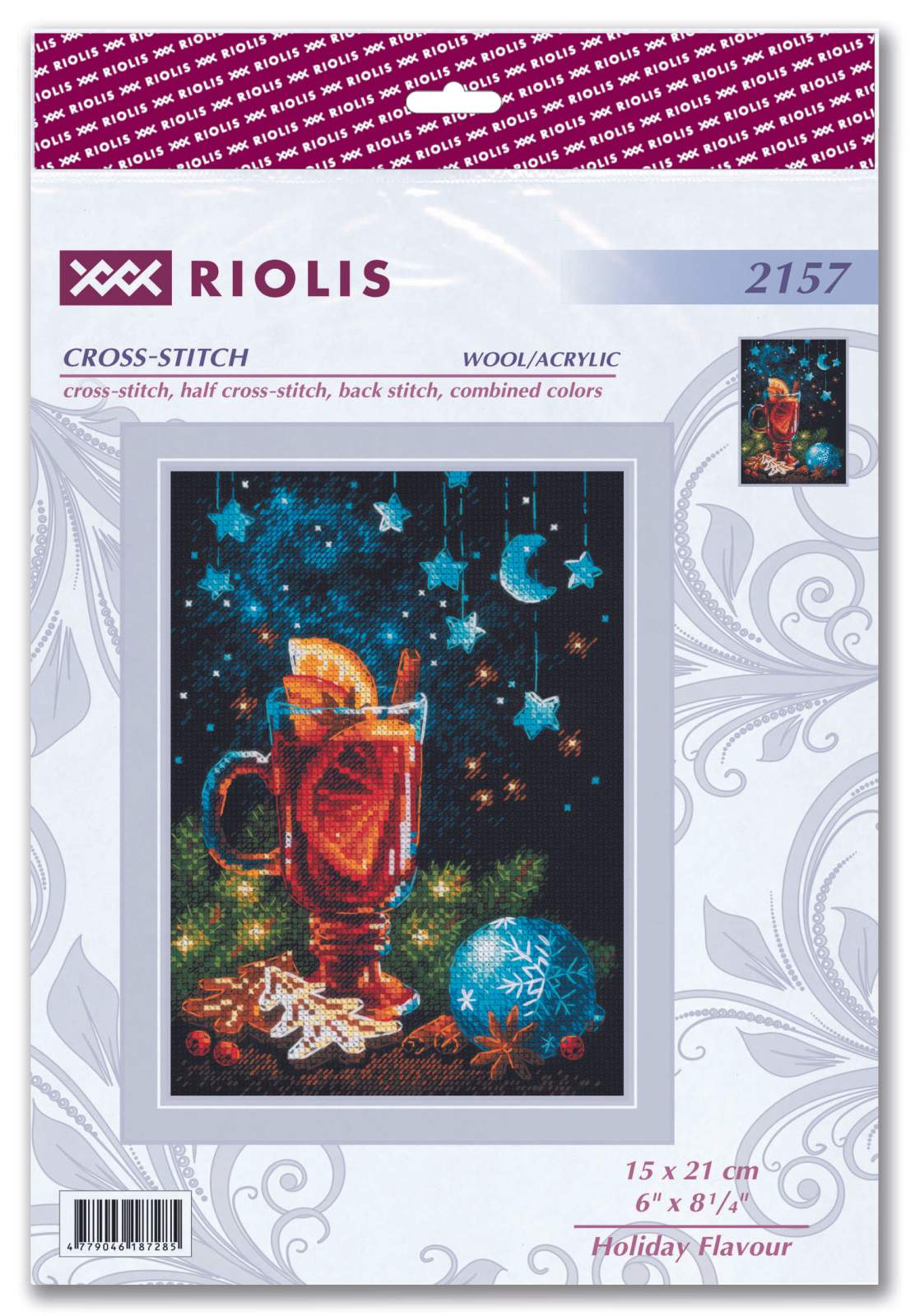 Kit de Punto de Cruz - "Aroma Festivo" - Riolis 2157