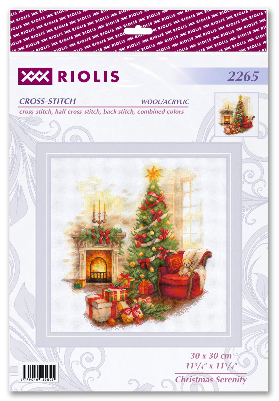 Kit de Punto de Cruz "Christmas Serenity" Riolis 2265