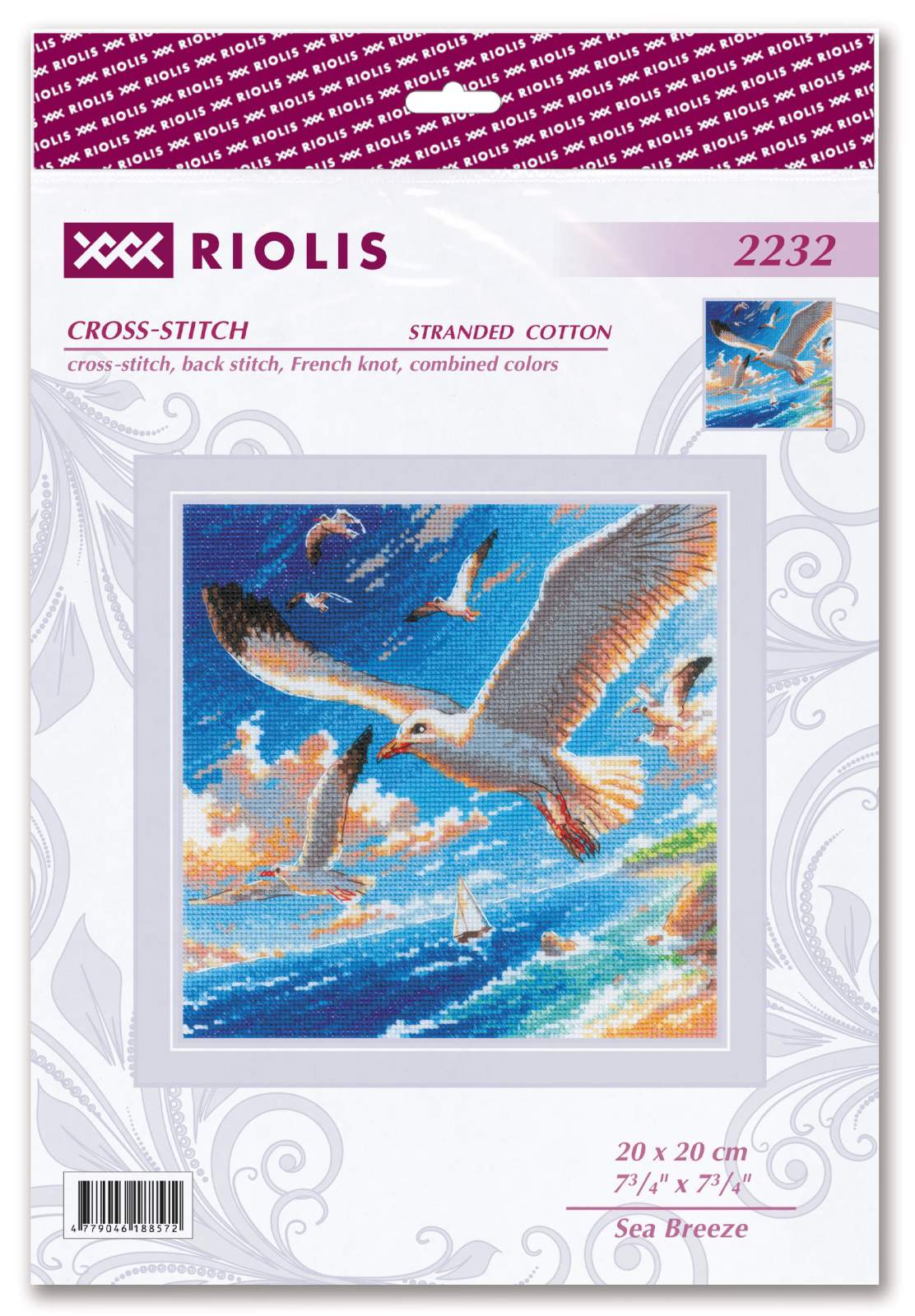 Kit de Punto de Cruz "Sea Breeze", de Riolis 2232