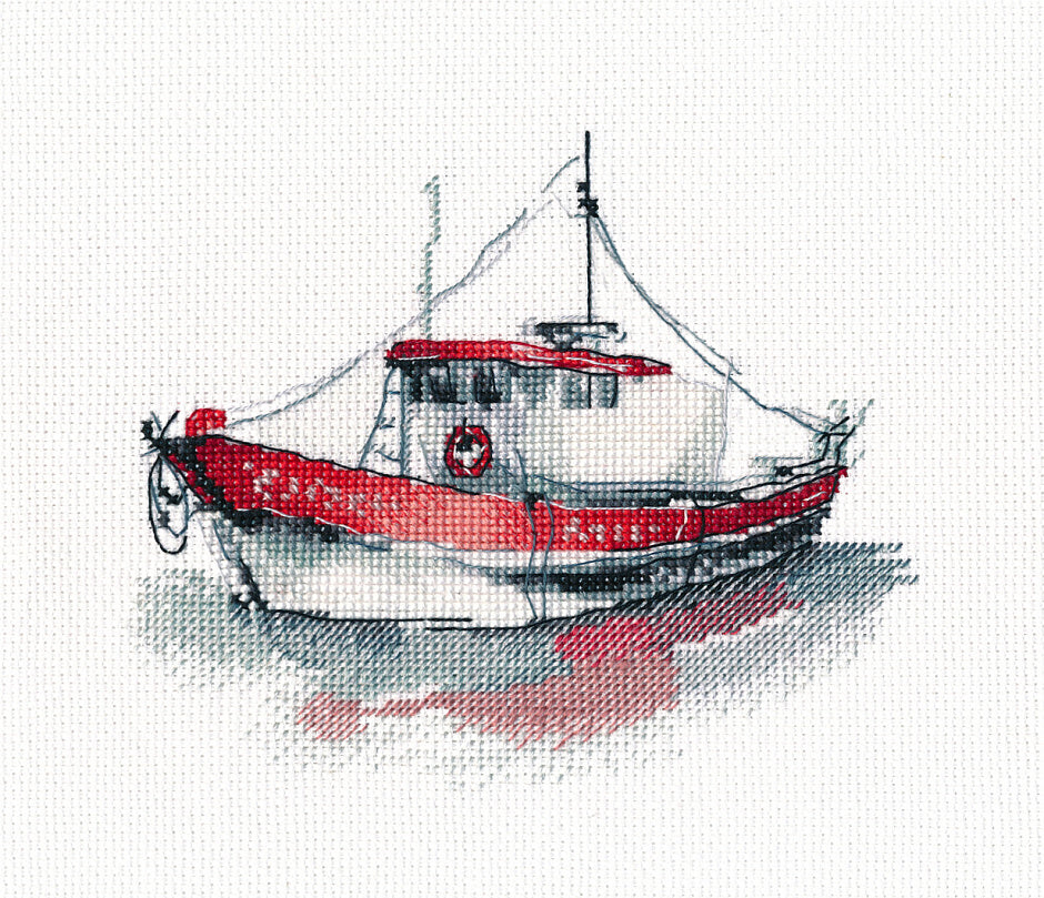 Cross stitch kit "Boat-1" 1620 Oven