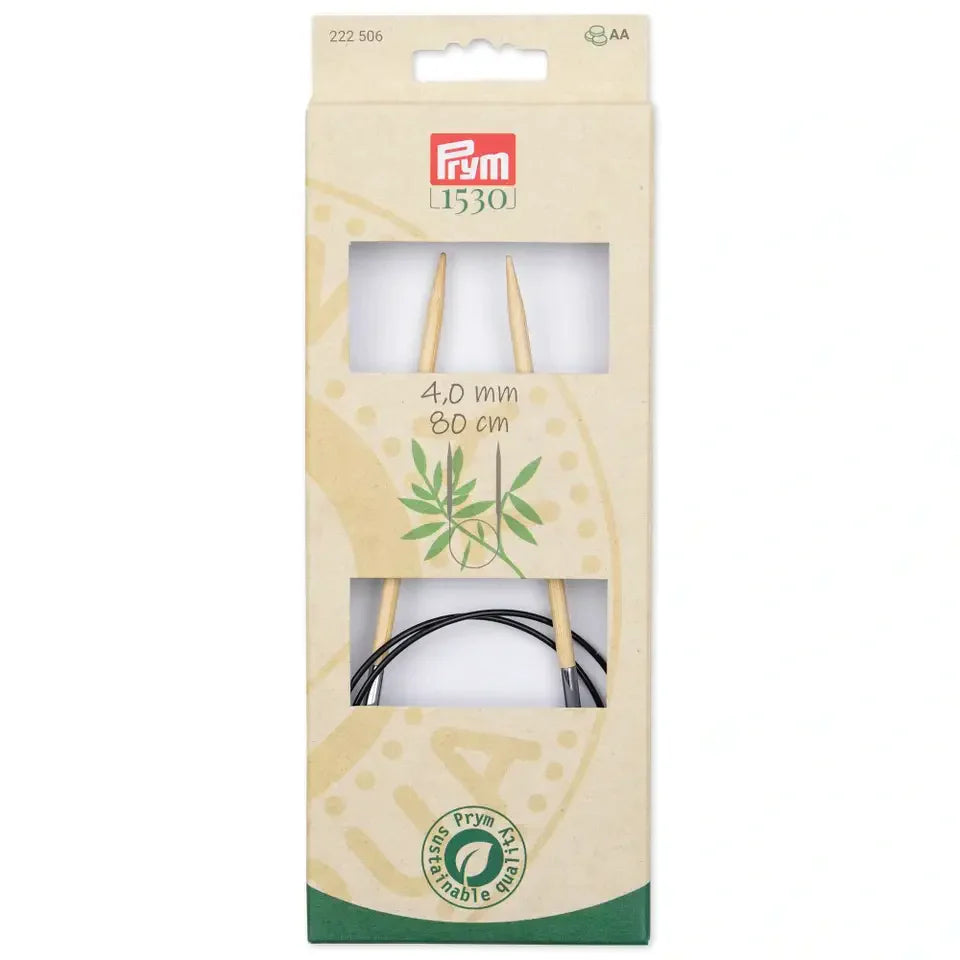 Prym 1530 Bamboo Circular Knitting Needles - Quality, Comfort and Sustainability