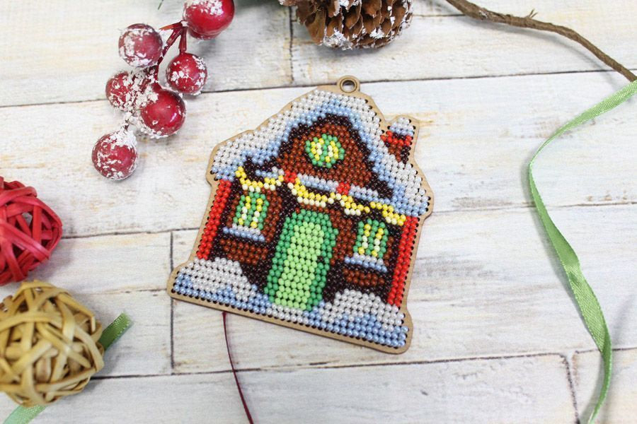 Cozy House. Adorno Navideño - SO-072 MP Studia - Kit con abalo