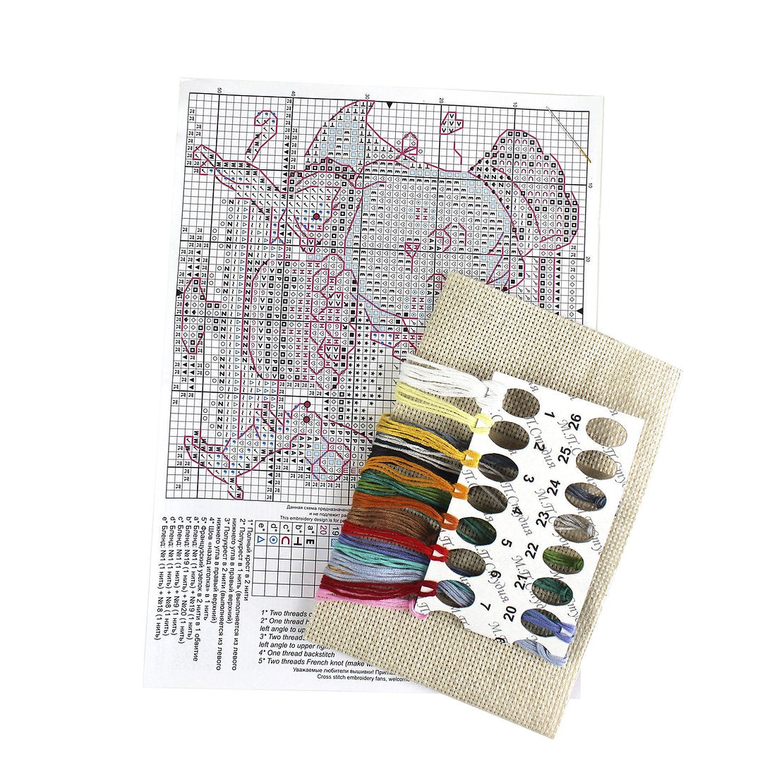 Sweet weekend - SM-763 MP Studio - Cross stitch kit