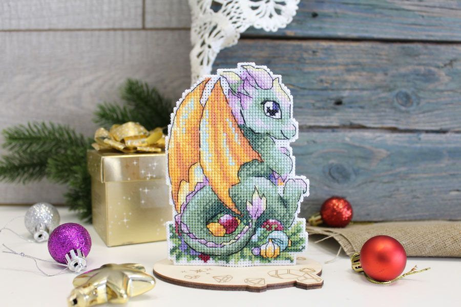 Cross Stitch Kit. New Year Dragon - MP Studia SR-904