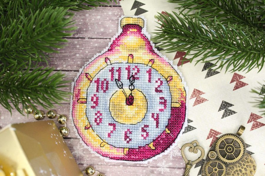 Cross Stitch Kit. Clock - MP Studia SR-907