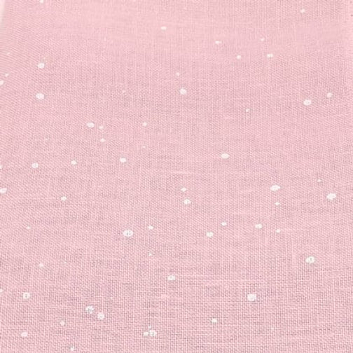 Belfast fabric 32 ct. Shine - Powder Pink Splash by Zweigart - 100% Linen Cross Stitch Fabric (3609/4279)