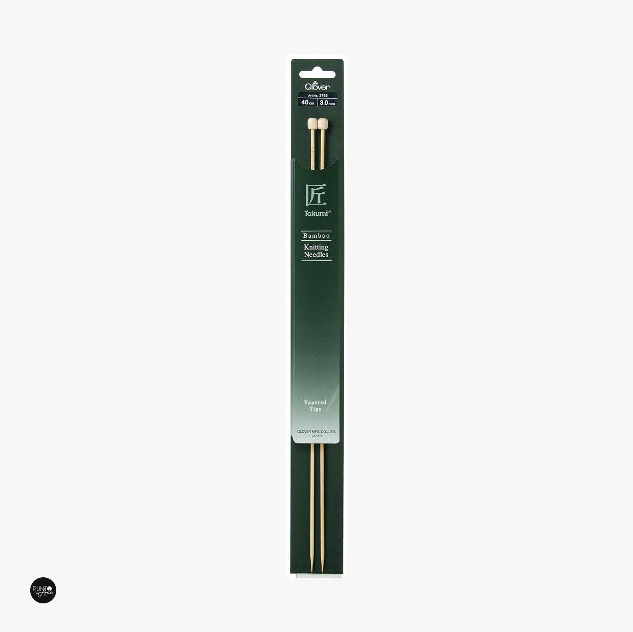 Bamboo knitting needles 40 cm Takumi - Clover