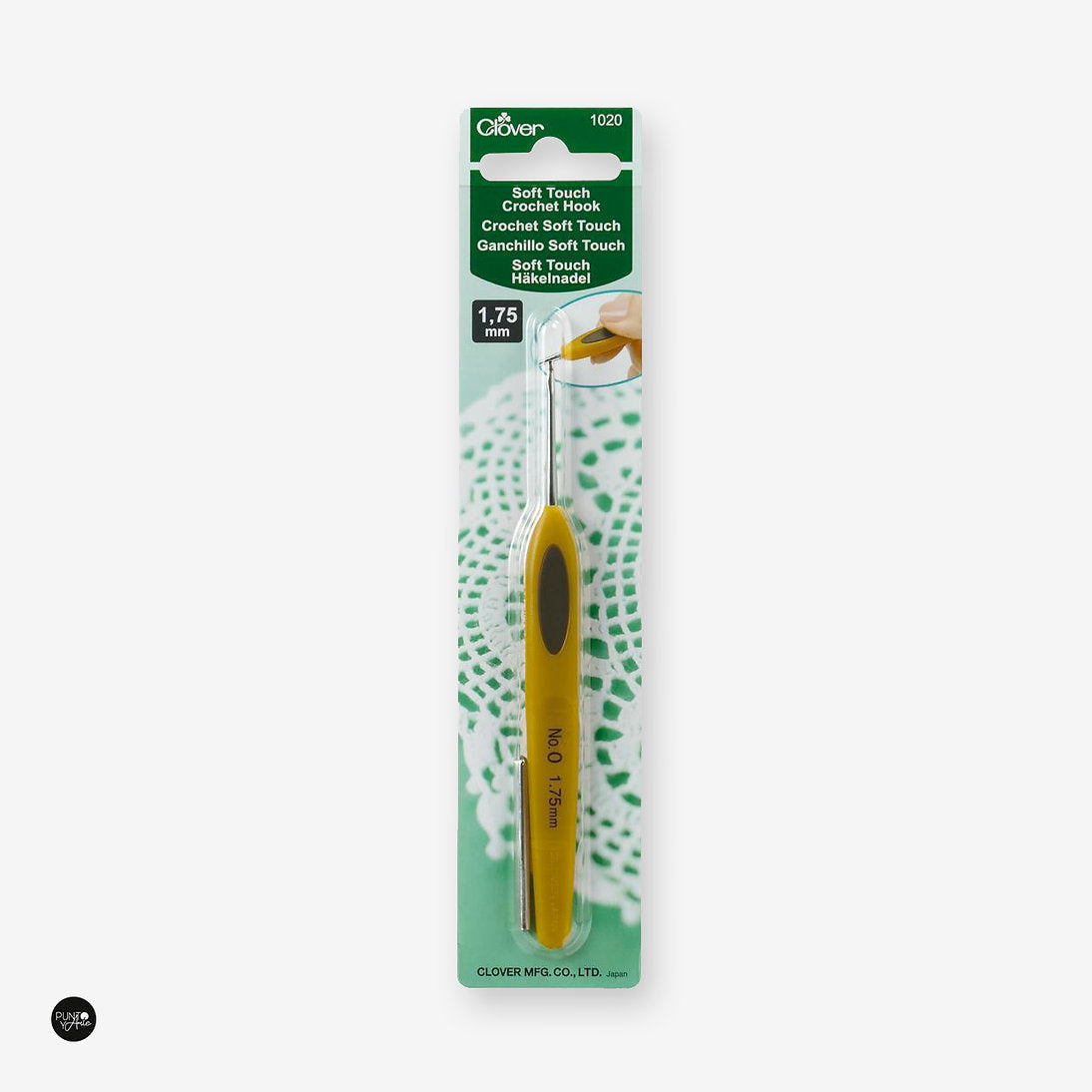 Clover Soft Touch Steel Crochet Hook: Precision and Comfort in Every Stitch