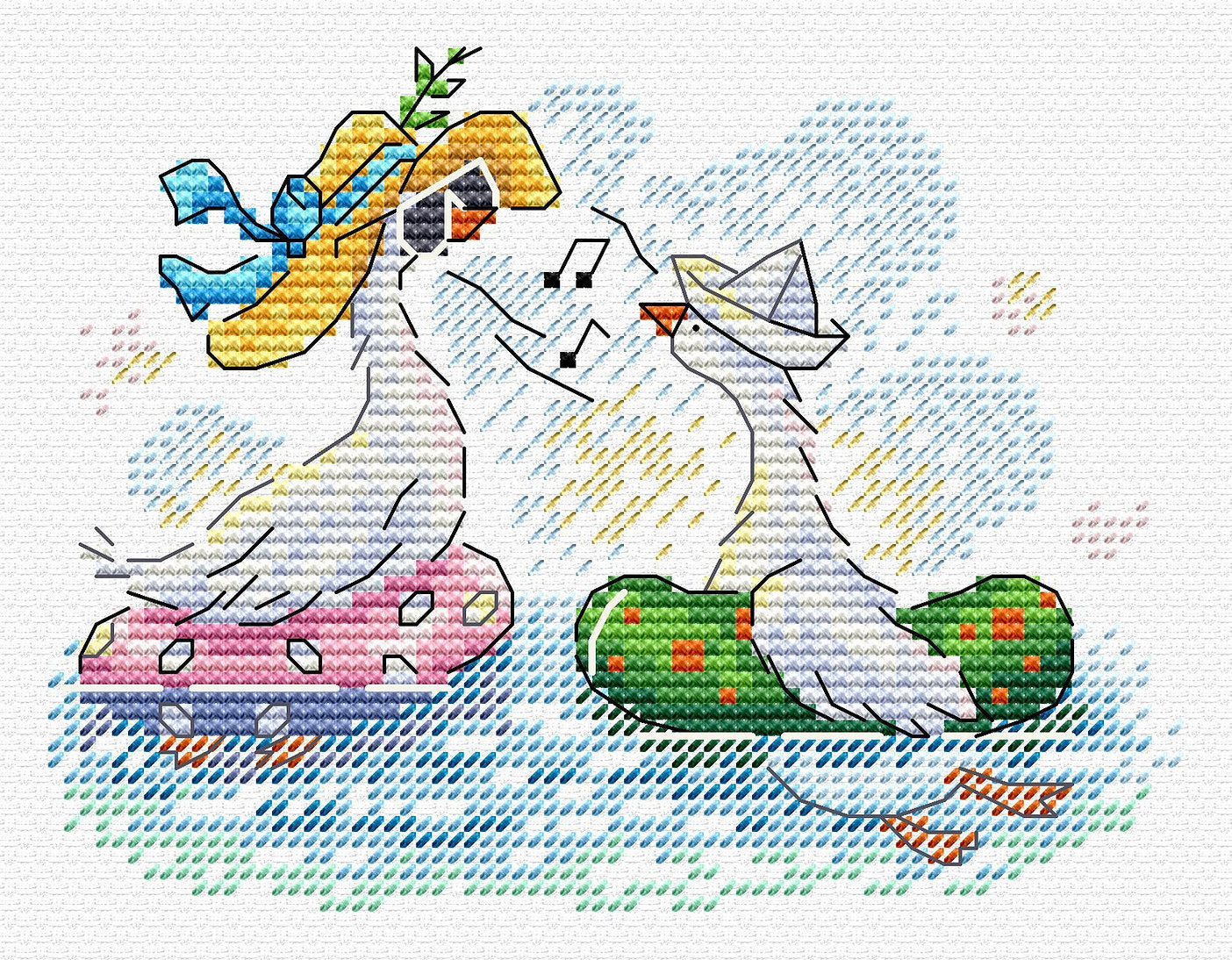 On the sea - SM-738 MP Studia - Cross stitch kit