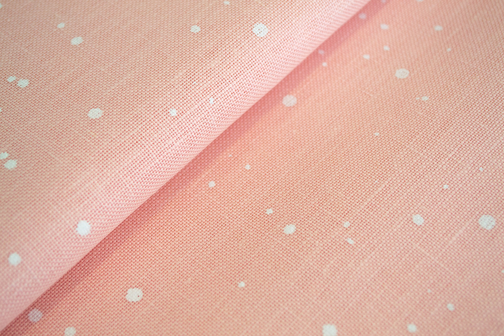 3609/4279 Belfast linen fabric 32 ct. Shine Powder Pink Splash by Zweigart