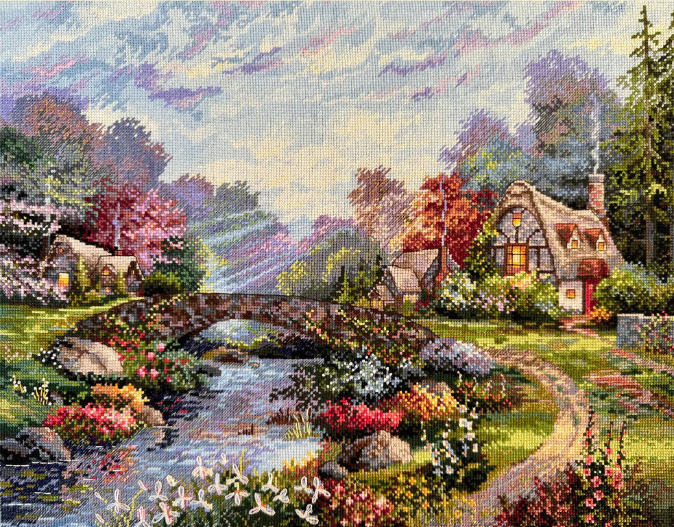 Cross Stitch Kit "Spring Glory" - Merejka K-233