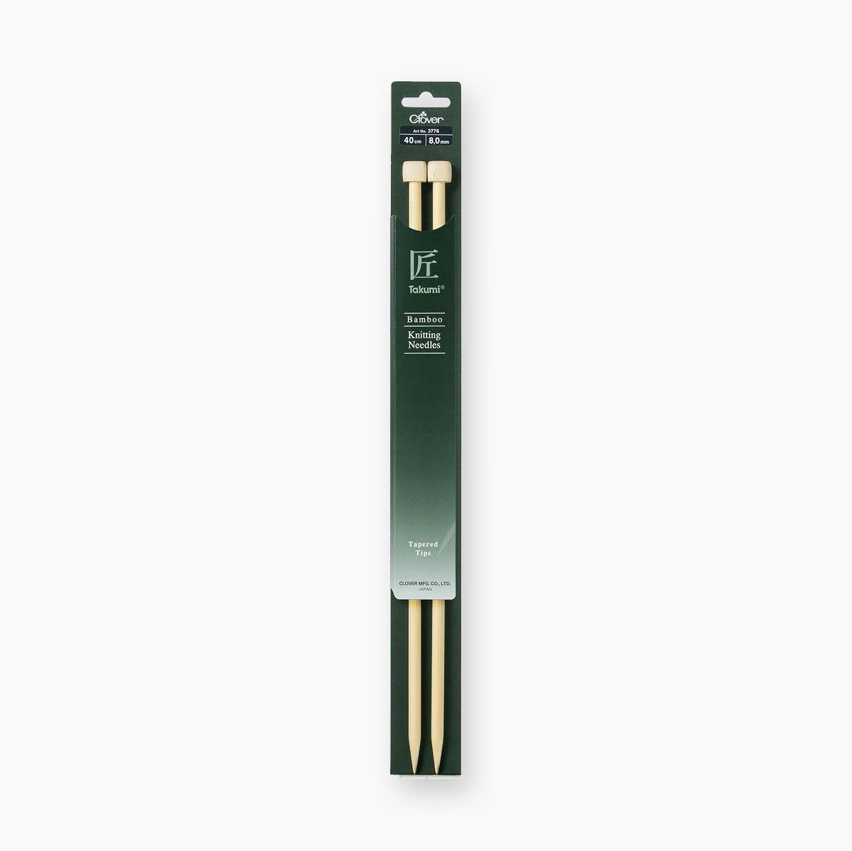 Bamboo knitting needles 40 cm Takumi - Clover