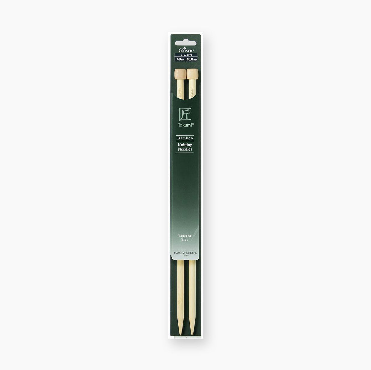 Bamboo knitting needles 40 cm Takumi - Clover